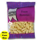 A full case of wholesale bagged sweets, Foam Bananas prepacked sweets bags