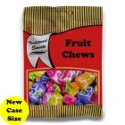 A full case of wholesale bagged sweets, Fruit Chews prepacked sweets bags