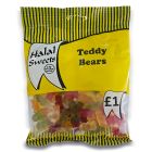 A full case of wholesale sweets, Halal Teddy Bears prepacked sweets bags
