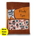 Wholesale Sweets - Spooky Halloween sweets in our Halloween themed bags, fruit flavour jellies shaped like eyeballs