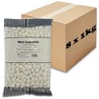 A full case of 8 bags of mint imperials 1kg bulk sweets