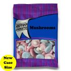 A full case of wholesale bagged sweets, Mushrooms prepacked sweets bags
