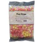 A 1kg bulk bag of pear drops boiled sweets