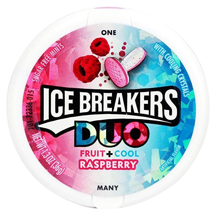 Ice Breakers Duo Mint Raspberry x 8