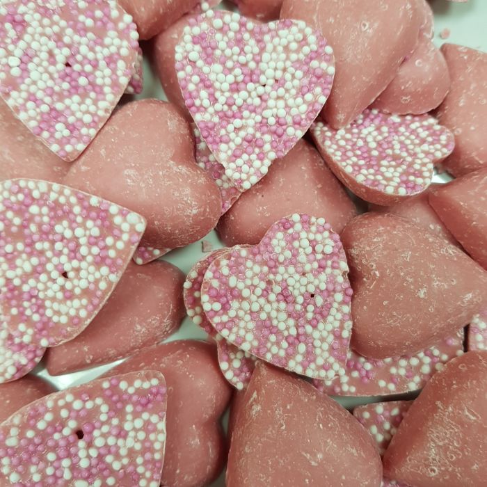 Pink Hearts 3kg Wholesale Sweets Bulk Sweets Wholesale Pick and Mix Sweets