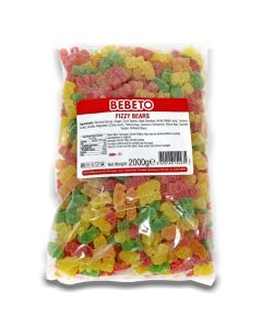 Wholesale Sweets - Bulk 2kg bag of Halal fizzy bears