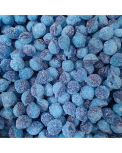 Wholesale Sweets - A bulk 3kg bag of Blue Raspberry Pips, traditional sugar coated boiled sweets.