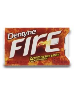 Wholesale American Sweets - Dentyne Fire cinnamon flavour sugar free American chewing gum