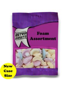 A full case of wholesale bagged sweets