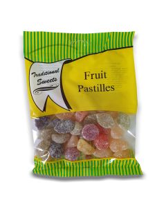 A full case of wholesale sweets, Fruit Pastilles prepacked sweets bags