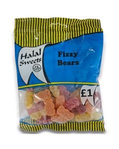 A full case of wholesale sweets, Halal Fizzy bears prepacked sweets bags