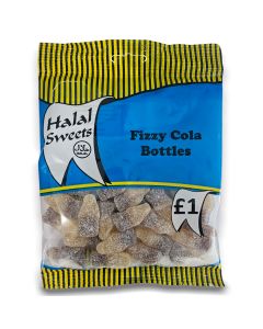 A full case of wholesale sweets, Halal Fizzy Cola Bottles prepacked sweets bags