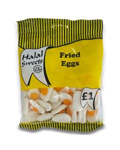 A full case of wholesale sweets, Halal Fried Eggs prepacked sweets bags