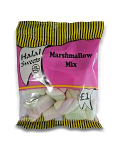 A full case of wholesale sweets, Halal Marshmallow Mix prepacked sweets bags