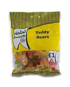 A full case of wholesale sweets, Halal Teddy Bears prepacked sweets bags