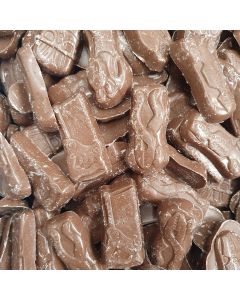 A bulk 3kg box of Hannahs milk chocolate flavour tools wholesale sweets