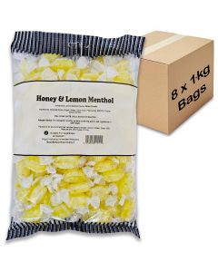 Honey and Lemon Menthol 1Kg x 8