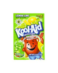 A wholesale case of green apple flavour American Kool Aid
