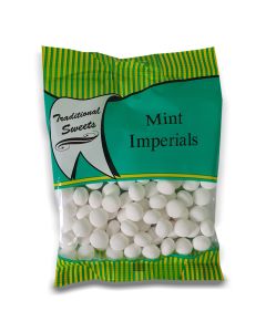 A full case of wholesale sweets, Mint Imperials prepacked sweets bags