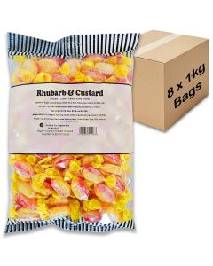 Rhubarb and Custard 1Kg x 8
