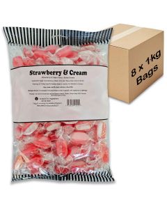 Strawberry and Cream 1Kg x 8