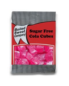 A full case of wholesale sweets, Sugar Free Cola Cubes, prepacked sweets bags