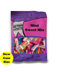 A full case of wholesale bagged sweets, Swizzels Mini Sweet Mix prepacked sweets bags
