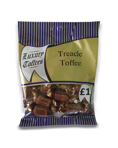 A full case of wholesale sweets, Treacle Toffee prepacked sweets bags