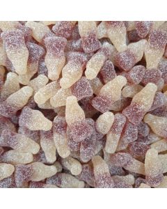 A bulk 3kg bag of fizzy cola bottles