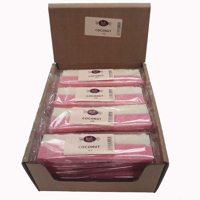 Coconut Ice Bar 120g x 24 Wholesale Sweets Bulk Sweets Wholesale
