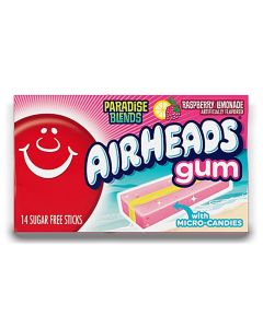 Wholesale American Sweets - Airheads Paradise blends gum, Raspberry Lemonade flavour gum imported from America.