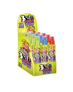 A full case of Wholesale sweets - brain lickers spray bottles full of sour liquid candy